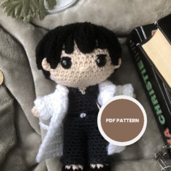 Patrón de muñeca Kim Dokja Amigurumi - El punto de vista del lector omnisciente