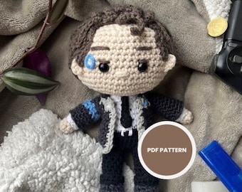 Connor Amigurumi Doll Pattern - Detroit Become Human