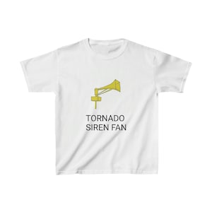 Tornado Siren Fan Kid's T-Shirt (Thunderbolt)