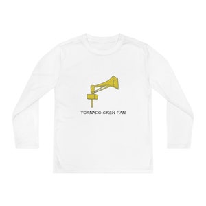 Youth Long Sleeve Competitor Tee - Tornado Siren Fan