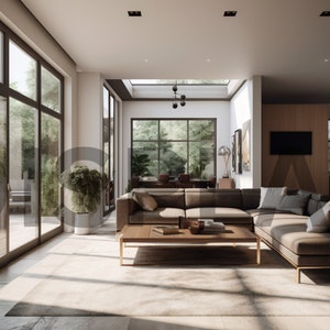 ファミリールーム モダン コンテンポラリー ズーム バーチャル背景 オフィス背景 バックドロップ Facebook Microsoft Teams WebEx Skype Google Meet