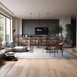 Family Room Modern Contemporary Zoom Virtual Backgrounds Office Background Backdrop Facebook Microsoft Teams WebEx Skype Google Meet