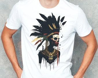 Witch Doctor Tee Shirt, Unisex Jersey Short Sleeve Tee, Graphic Design Minimalist Voodoo, Video Game Merch, Video Game Tee Shirt, Gamer Gift