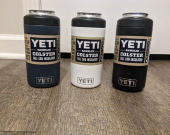 Yeti 16 oz Colster New for Tall Can Insulator Navy White, Black