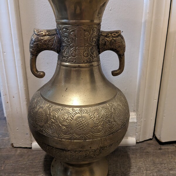 Elephant Handle Vase Etsy