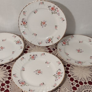 4 - Royal Adderly &quot;Fragrance&quot; Plates 8&quot;