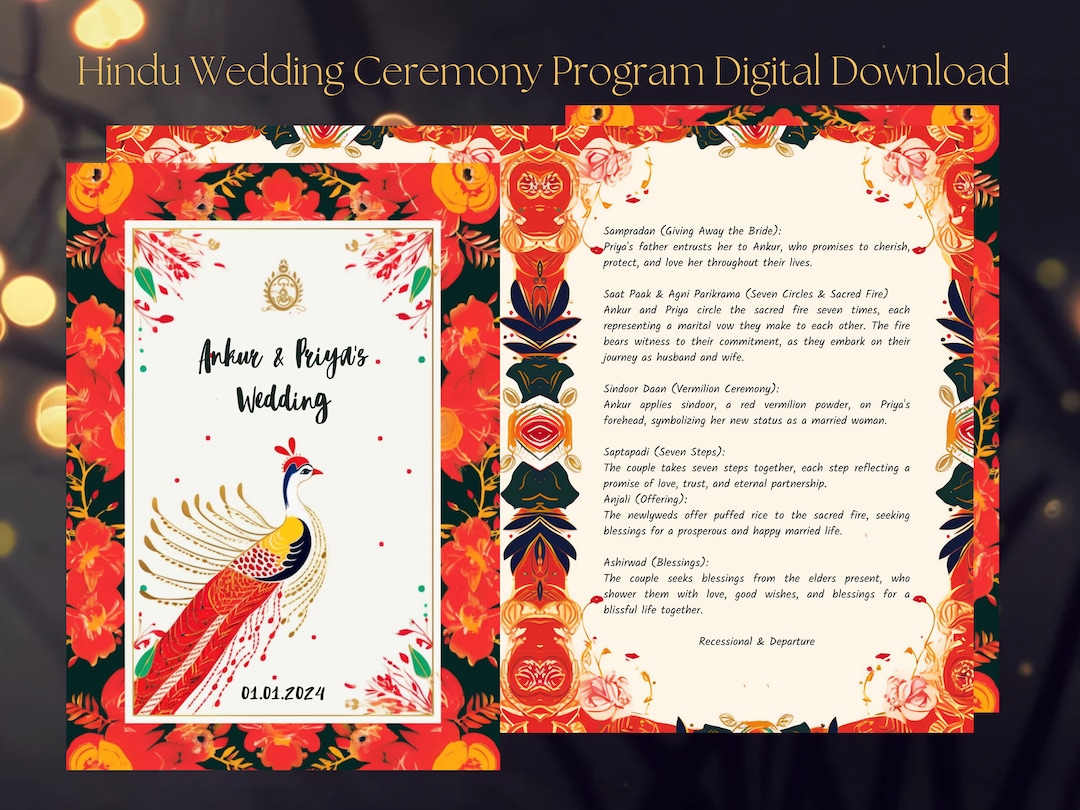 bengali-hindu-wedding-program-template-traditional-bengali-etsy