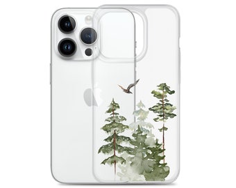 Gemalte Wald iPhone Hülle - Natur iPhone Hülle - Bäume iPhone Hülle - iPhone 11 - iPhone 12 - iPhone 13 - iPhone 14