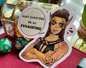 Bg3 Lae&#39;Zel Sticker