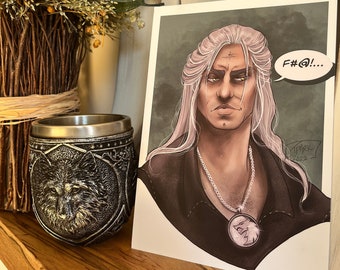 Geralt of Rivia (Witcher Print)
