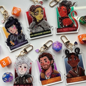 BG3 Companion Keychains