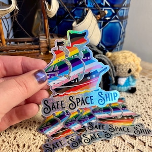 Safe Space Ship (OFMD Sticker)