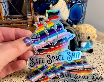 Safe Space Ship (OFMD Sticker)