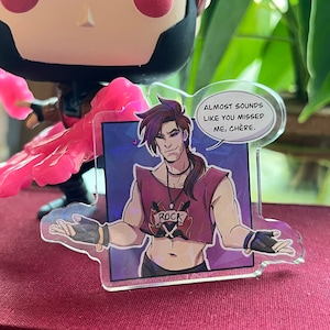 Gambit (XMEN) Acrylic Pin