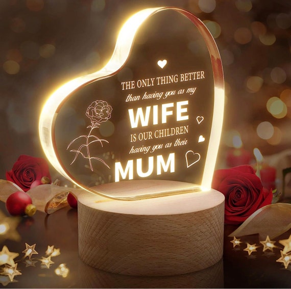 Gift Mothers Day Birthday, Lamp Light Led Mothers Day