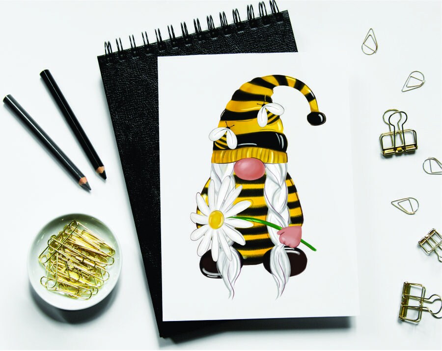 Bee Gnome Svg | Spring Gnomes Cut Files | Summer Gnomes Svg | Honey ...