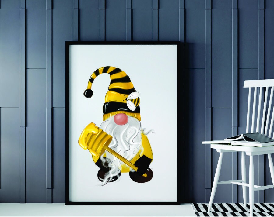 Bee Gnome Svg | Spring Gnomes Cut Files | Summer Gnomes Svg | Honey ...