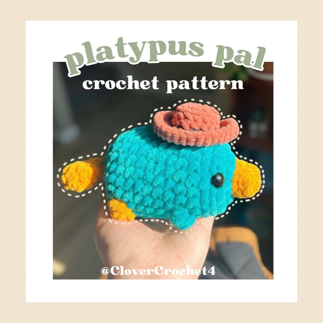 Platypus Pal Crochet Pattern - Etsy
