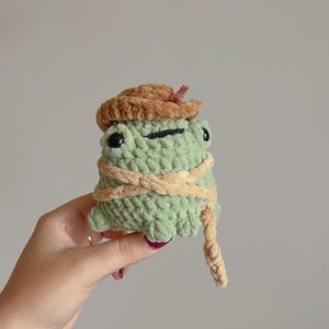 Cowboy Frog Crochet Pattern / Frog with Cowboy Hat and Lasso Crochet Pattern / Beginner Friendly US PDF Crochet Pattern