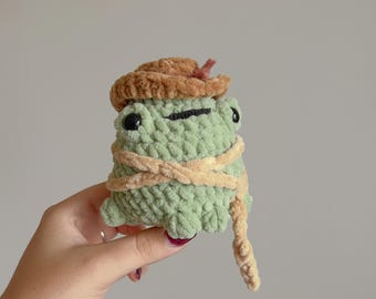 Cowboy Frog Crochet Pattern Frog With Cowboy Hat and Lasso