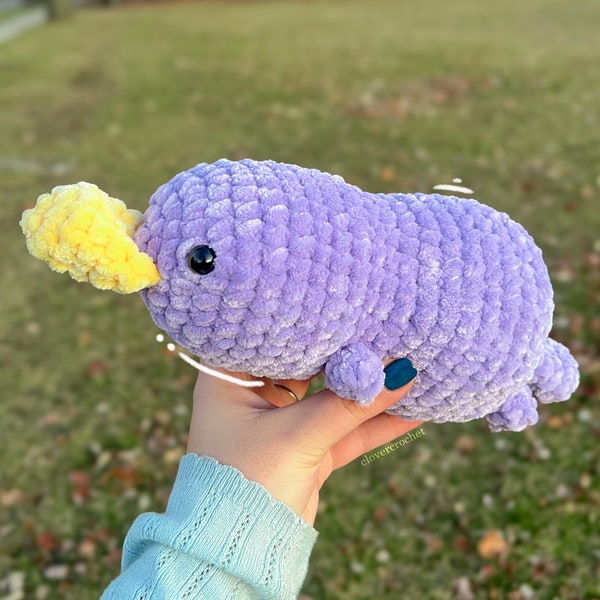 Crochet Platypus | Customizable Plush | Chunky Cute | Perry the Platypus