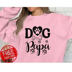 Dog papa, Hoodie, Dog Dad Hoodie, Dog Daddy, Gift for dog dad, Fathers Day Gift Ideas for dog owner, Fur Parent Hoodie