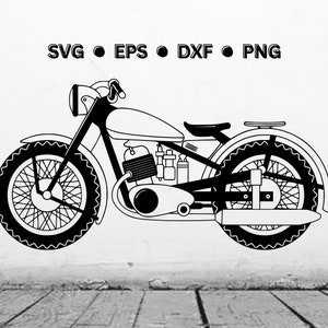 Motorcycle SVG | Motor Bike Svg | Motorcycle Digital Vector File | Motorcycle Png | Motorcycle Eps | Motorcycle Dxf | Instant Download