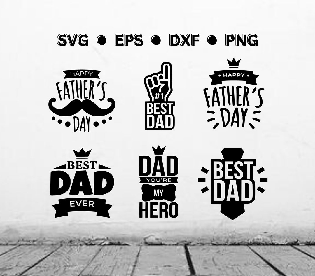 Father's Day SVG Bundle | Father's Day PNG | Digital Vector Cut File ...