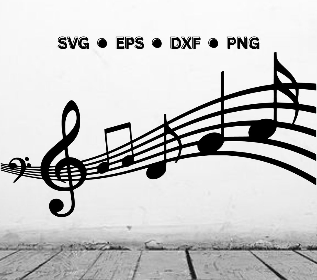 Music Notes SVG | Music Digital Vector Cut File for Cricut or Laser ...