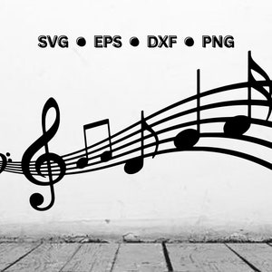 Music Notes SVG | Music Digital Vector Cut File for Cricut or Laser | Music Png | Music Dxf | Music Eps | Music Instant Download