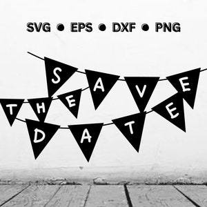 Save the Date SVG | Wedding Save the Date Digital Vector Cut File for Cricut or Laser | Save the Date Png Dxf Eps | Instant Download