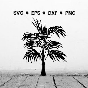 Palm Tree SVG | SVG Digital Vector Cut File for Cricut or Laser | Palm Tree Png | Palm Tree Dxf | Palm Tree Eps | Nautical Digital Download