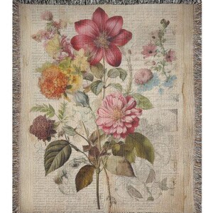 Botanical Woven Blanket
