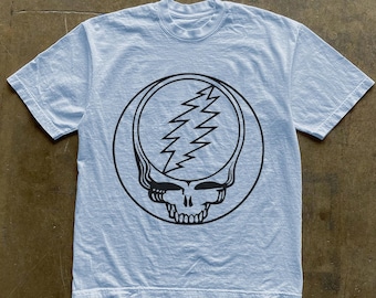 Grateful Dead Stealie T-Shirt in Light Blue