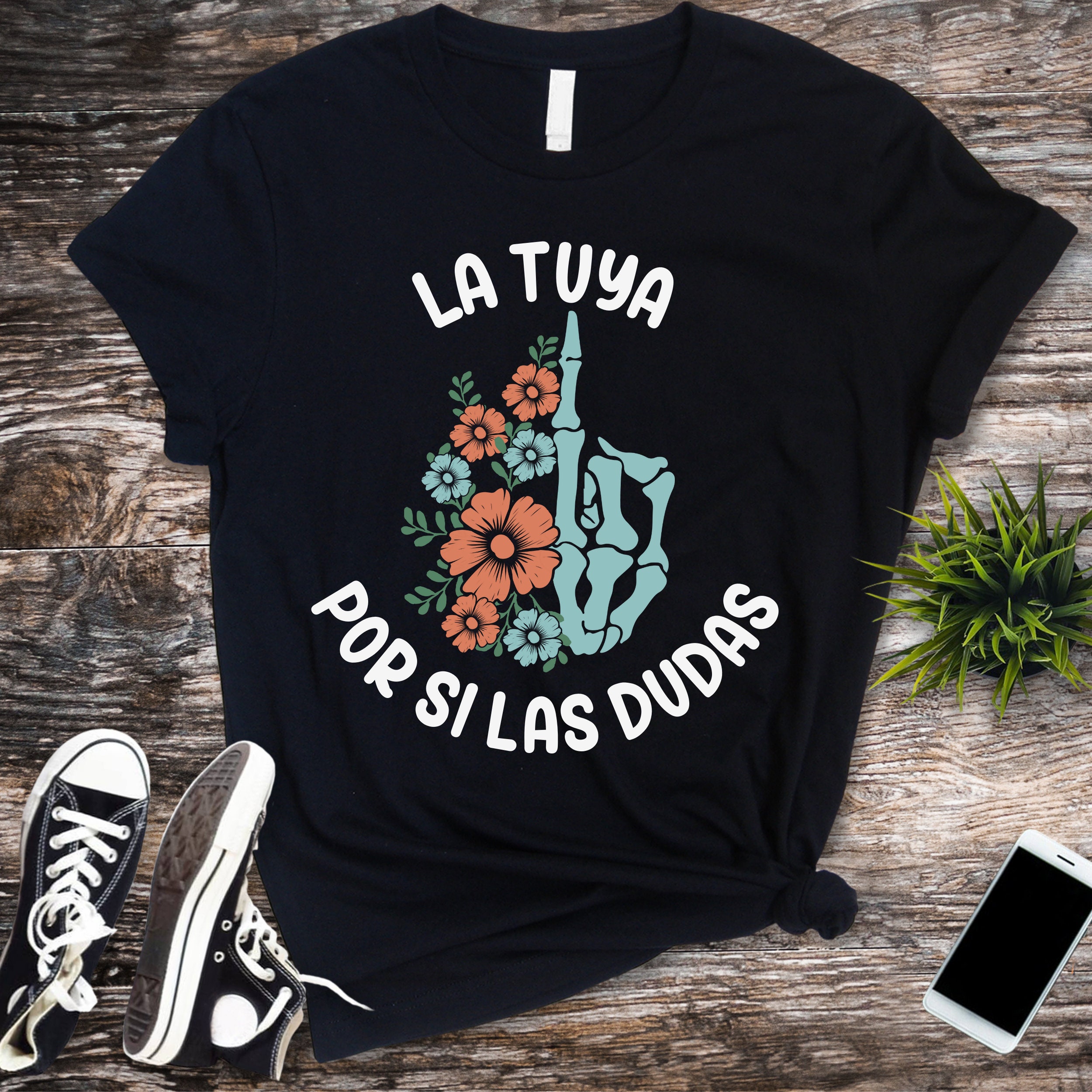  Tengo la Camisa Negra  Funny Spanish/Latino T-Shirt T-Shirt :  Clothing, Shoes & Jewelry