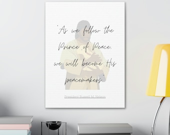 Inspirational Wall Art, Inspirational Wall Decor | Prophet Quotes, LDS Sayings, LDS Missionary, Jesus Christ Art, Bible Art