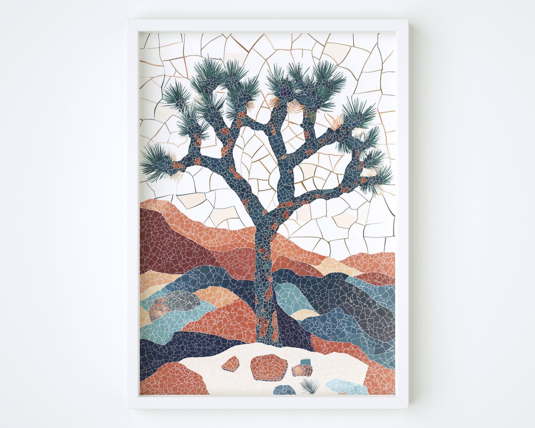 Abstract Joshua Tree Joshua Tree Wall Art, Joshua Tree Poster, Joshua Tree Digital Print ...