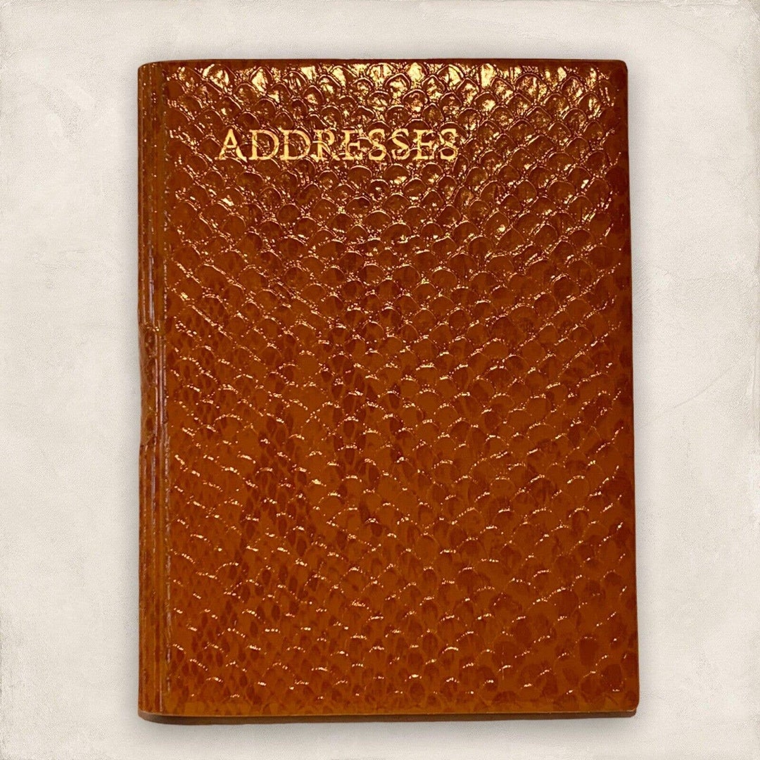 Vintage Address Book Design House Teaneck New Jersey With Pen Etsy