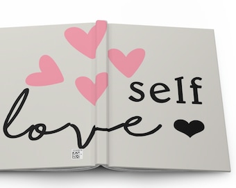 Self-Care Notebook, Hardcover Notebook, Aesthetic Notebook,Goodnotes Notebook,Cute Notebook for Journaling,Cute Pretty Journal,Mental Health