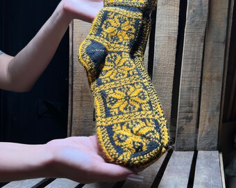 Handgefertigte Unisex-Wollsocken