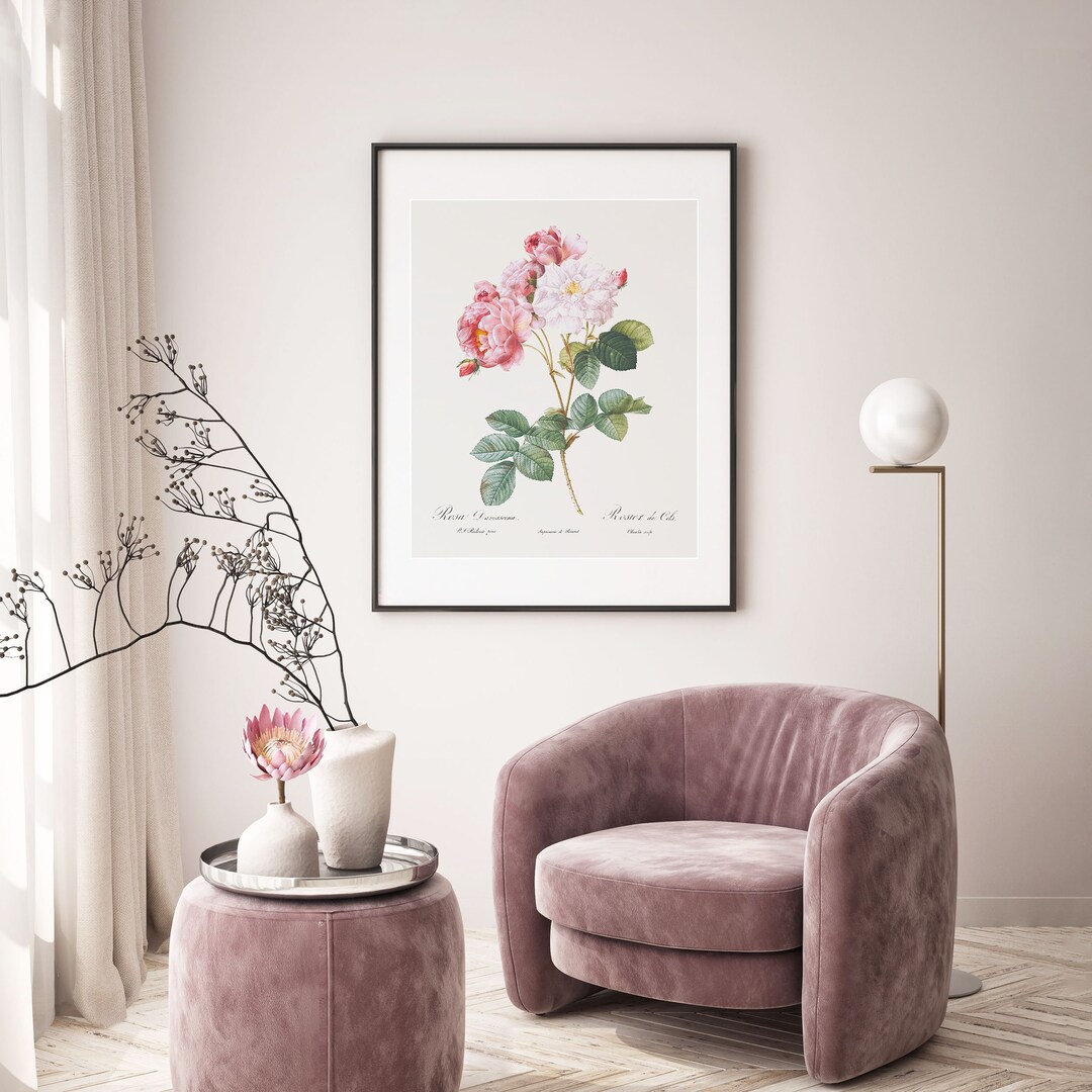 Rose Flower Digital Art Print - Etsy