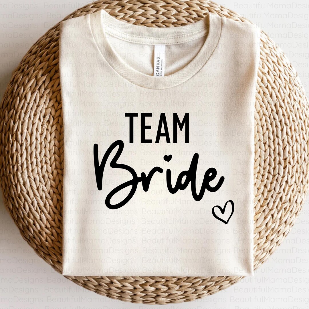 Team Bride, T-shirts, Wedding - Etsy