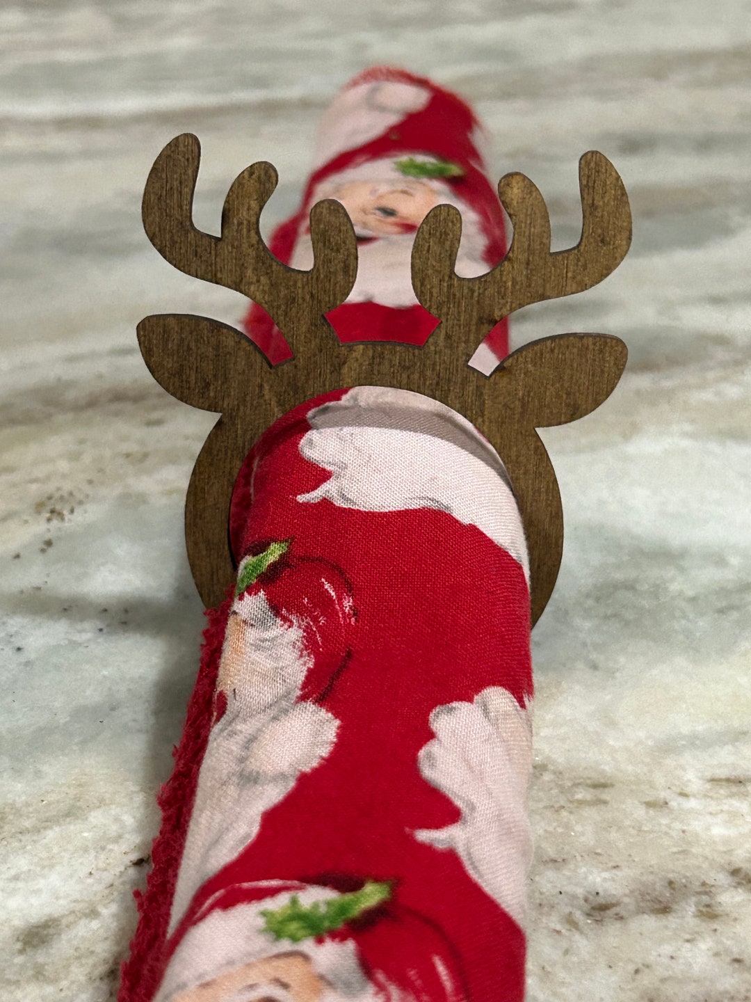 Reindeer Napkin Rings Etsy