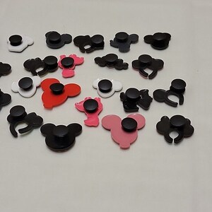 Disney Mickie & Minnie Mouse Character Shoe Charms Baby Yoda Lot of 25 image 8
