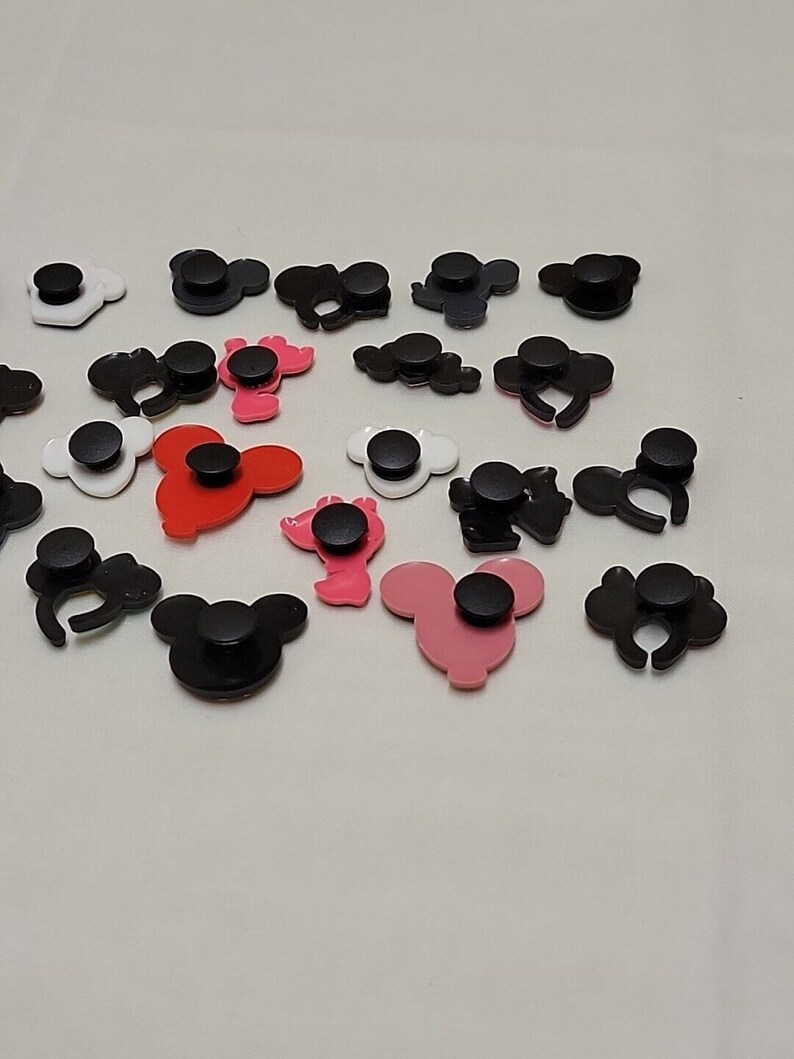 Disney Mickie & Minnie Mouse Character Shoe Charms Baby Yoda Lot of 25 image 8