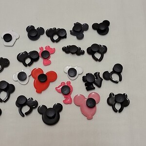 Disney Mickie & Minnie Mouse Character Shoe Charms Baby Yoda Lot of 25 image 7