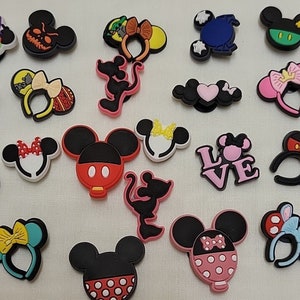 Disney Mickie & Minnie Mouse Character Shoe Charms Baby Yoda Lot of 25 image 3