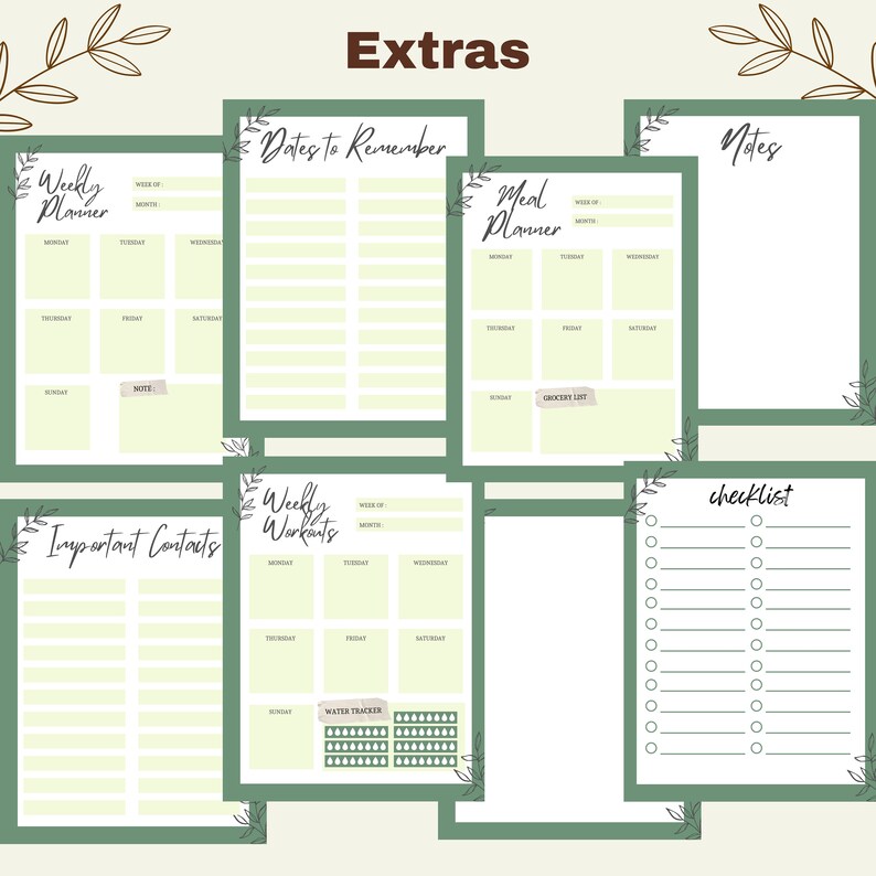 Lord of the Rings Themed Printable Planner (40+ Pages) - Etsy