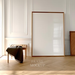 Tall Vertical Frame Mockup - Print Mockup - PSD - 27X36 - Smart Object