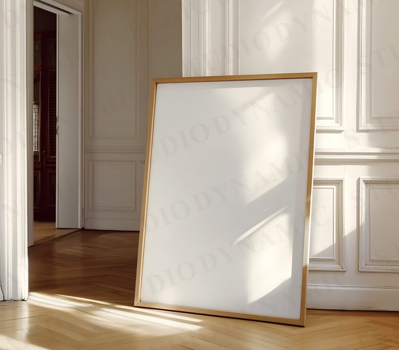 One Side Simple Frame Simple Interior Single Frame Art Displaymockup - DIN A Ratio ...